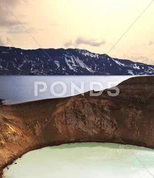 Lake in iceland Stock Photos