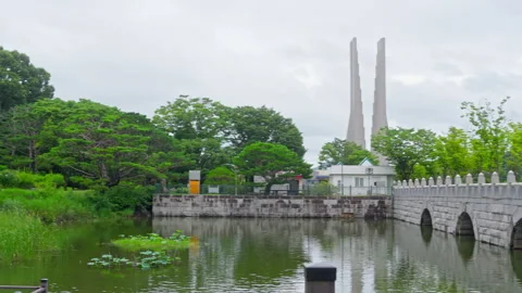 The lake of the independence Stock Footage 313570078