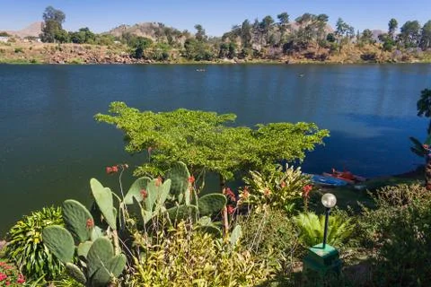 Lake itasy Foto stock