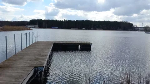 Lake jetty Stock-Footage 178528208