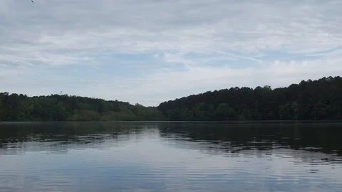 Lake Johnson Cove Slow Motion Stock Footage 106950487