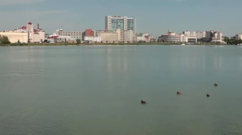 The lake Kaban Stock Footage 47139221