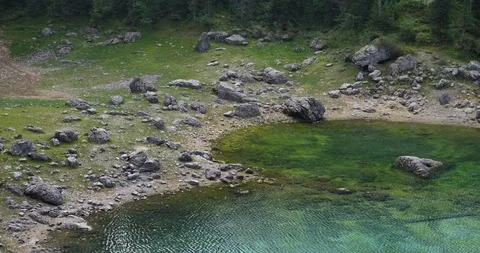 Lake Karezza Video stock 115128678