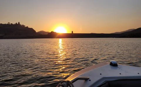 Lake Kaweah: Under the Sun Stock Photos