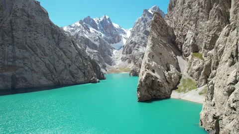 Lake Kel-Suu pt.1 Video stock 263214975
