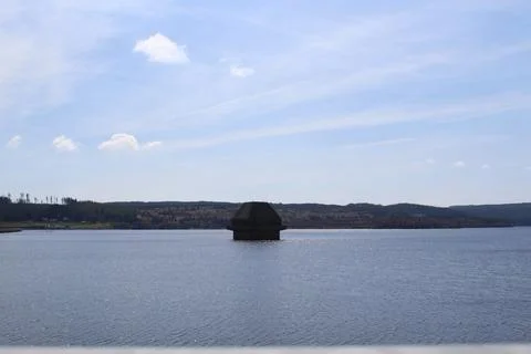 A lake in Kielder Forest Stock Photos