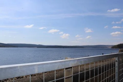 A lake in Kielder Forest Stock Photos