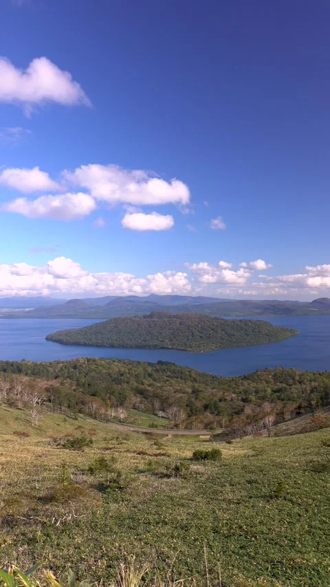 Lake Kussharo Video stock 332327775