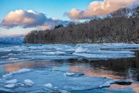 The Lake Kussharo Stock Photos