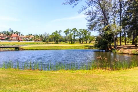 Lake on Laguna golf course Stock-Fotos