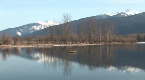 Lake landscape Stock Footage 116025