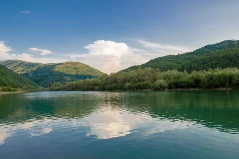 Lake landscape Stock Photos