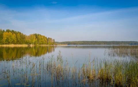 Lake landscape Stock Photos
