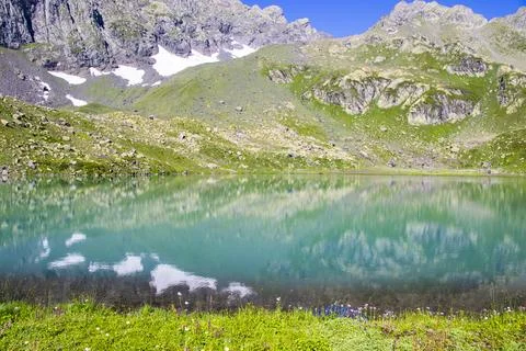 Lake landscape Stock Photos