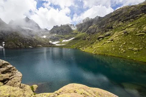 Lake landscape Stock Photos