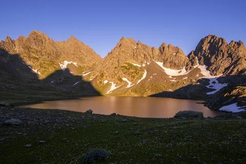Lake landscape Stock Photos