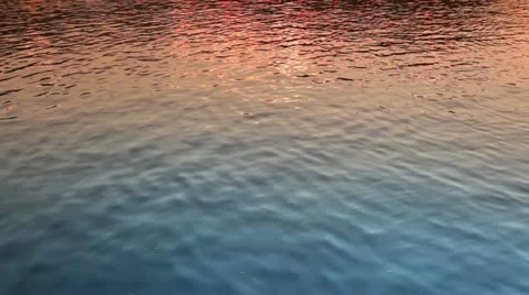 Lake landscape at sunset Video stock 24636456
