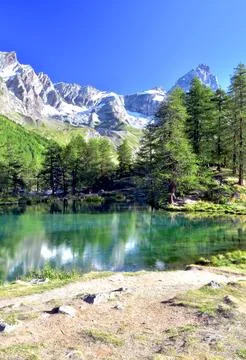 Lake Layet. Stock Photos