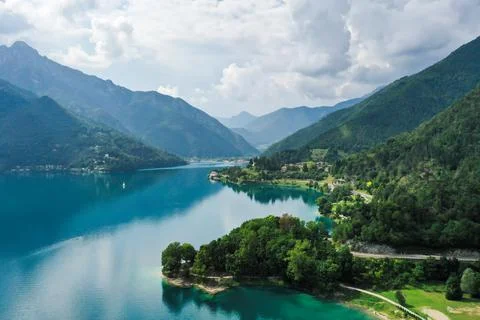 Lake Ledro Stock Photos