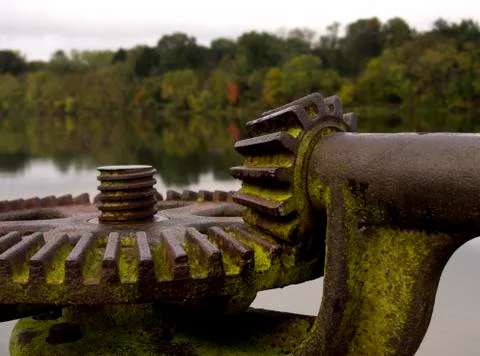 Lake Lock Gears Stock Photos