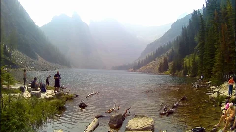 Lake Louise Alberta Stock Footage 94874754
