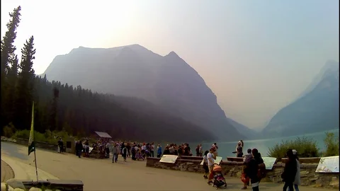 Lake Louise Alberta Stock Footage 94874875