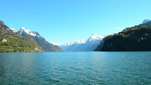 Lake Lucerne. Video stock 75368746