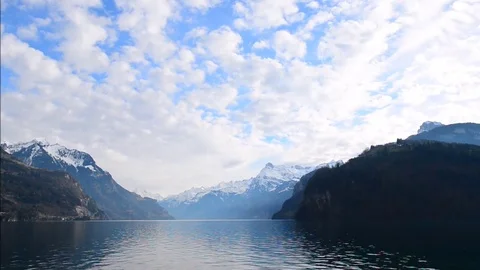 Lake Lucerne. Stock Footage
