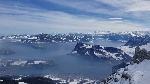 Lake Lucerne Stock Footage 122242822