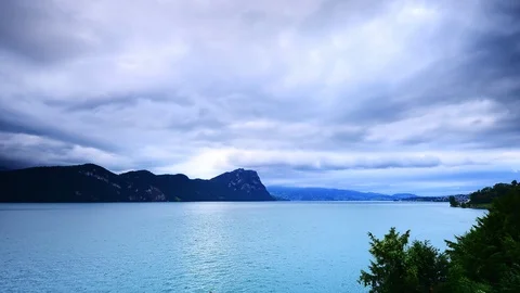 Lake Lucerne. Stock Footage 128738441