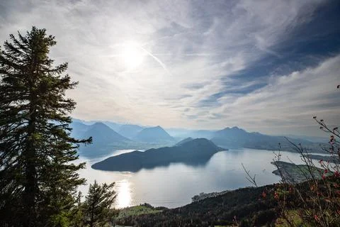 Lake Lucerne Foto stock