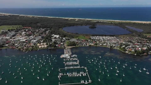 Lake Macquire VID4 Stock Footage 107639538