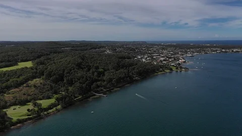 Lake Macquire VID6 Stock Footage 107639851
