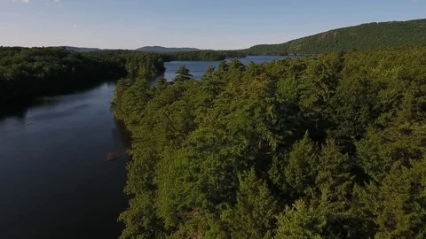 Lake in Maine Stock Footage 84745451
