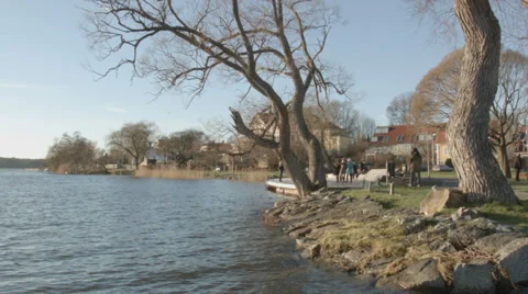 Lake Malär in Sweden Stock Footage 33742365