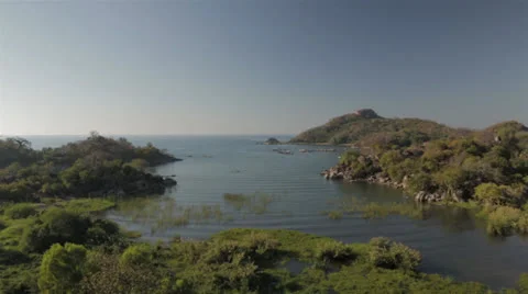 Lake Malawi Pan Video stock 24672802