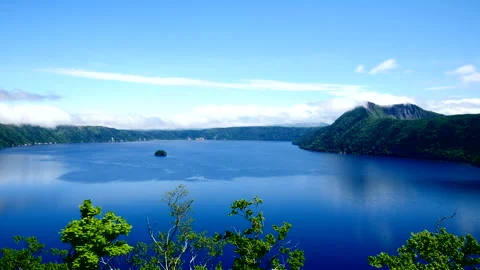 Lake Mashu Stock Footage 332886493