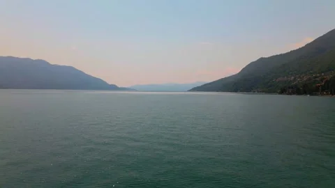 The lake in May and twilight Part 4 Video stock 142512853