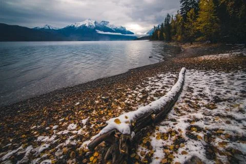 Lake McDonald. Stock Photos