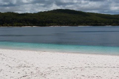 Lake Mckenzie Foto stock