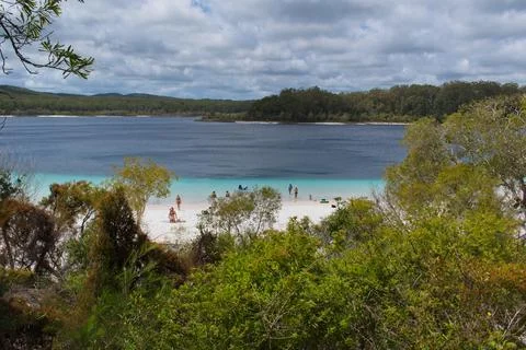 Lake Mckenzie Foto stock
