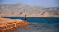 Lake Mead 06 North Shore Man Standing HD Footage