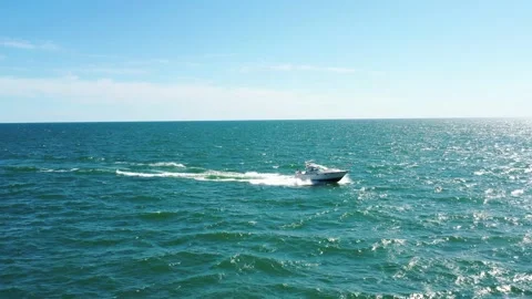 Lake Michigan boating Stock Footage 232159852