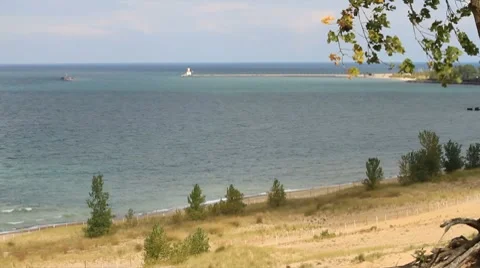 Lake Michigan Stock-Footage 8777524