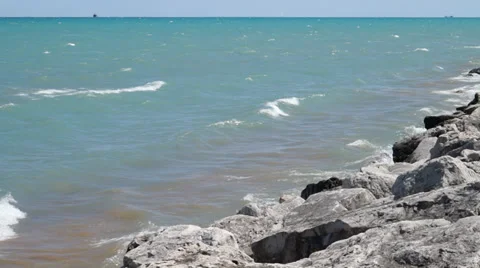 Lake Michigan Stock Footage 37595547