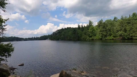 Lake minnewaska Stock Footage 300048400