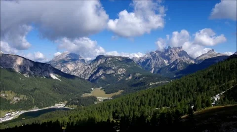 Lake Misurina Stock Footage 60868890