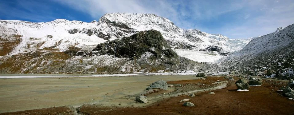 Lake of Moiry Stock Photos