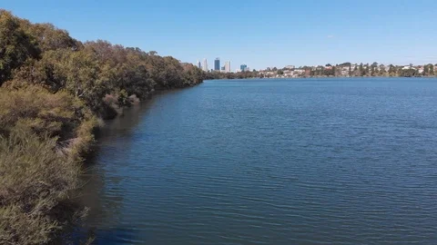 Lake Monger, Perth Australia Stock Footage 115401214