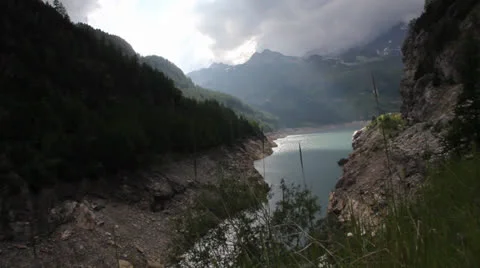 Lake in the mountain Stock Footage 23569046